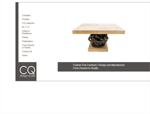 Tablet Screenshot of cq-designstudio.com